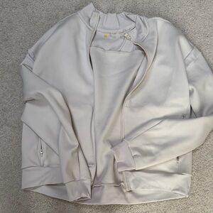 Zella’s  Cream bomber Jacket